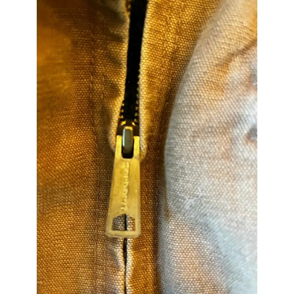 Carhartt J141 211 Hooded Sherpa Lined Canvas Workwear Western Jacket Men XXL
